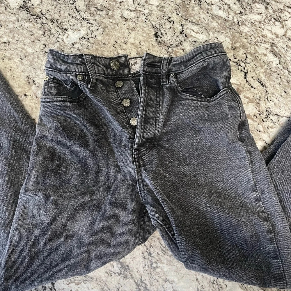 Free‎ People Black Flare Wide Leg Jeans